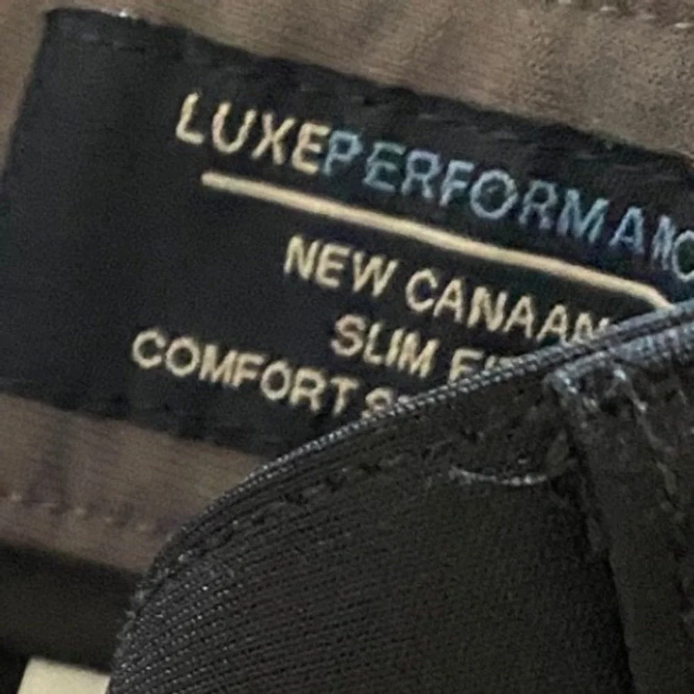 Tailor Vintage Mens Luxe Performance New Canaan Slim Fit Pants Black 32X20